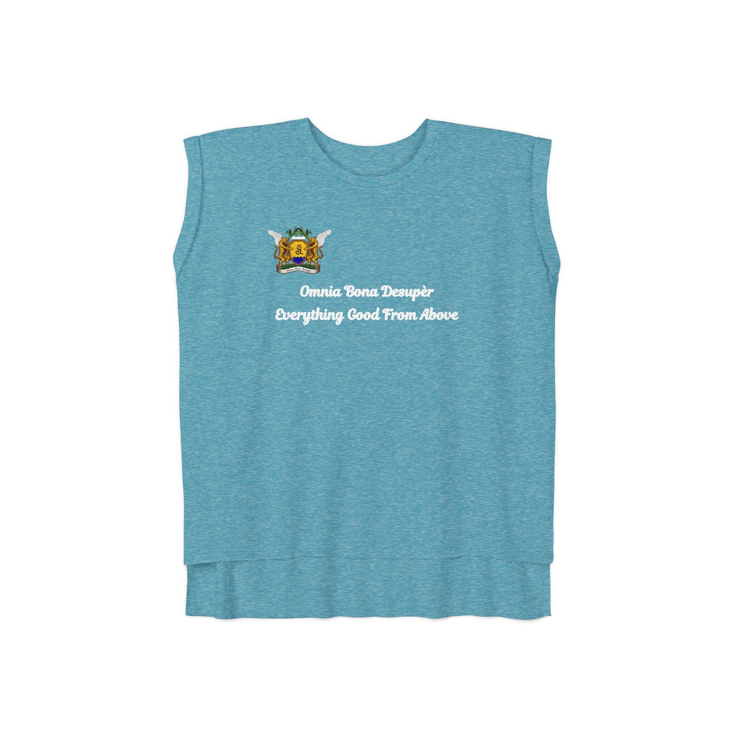 Women’s Flowy Rolled Cuffs Muscle Tee