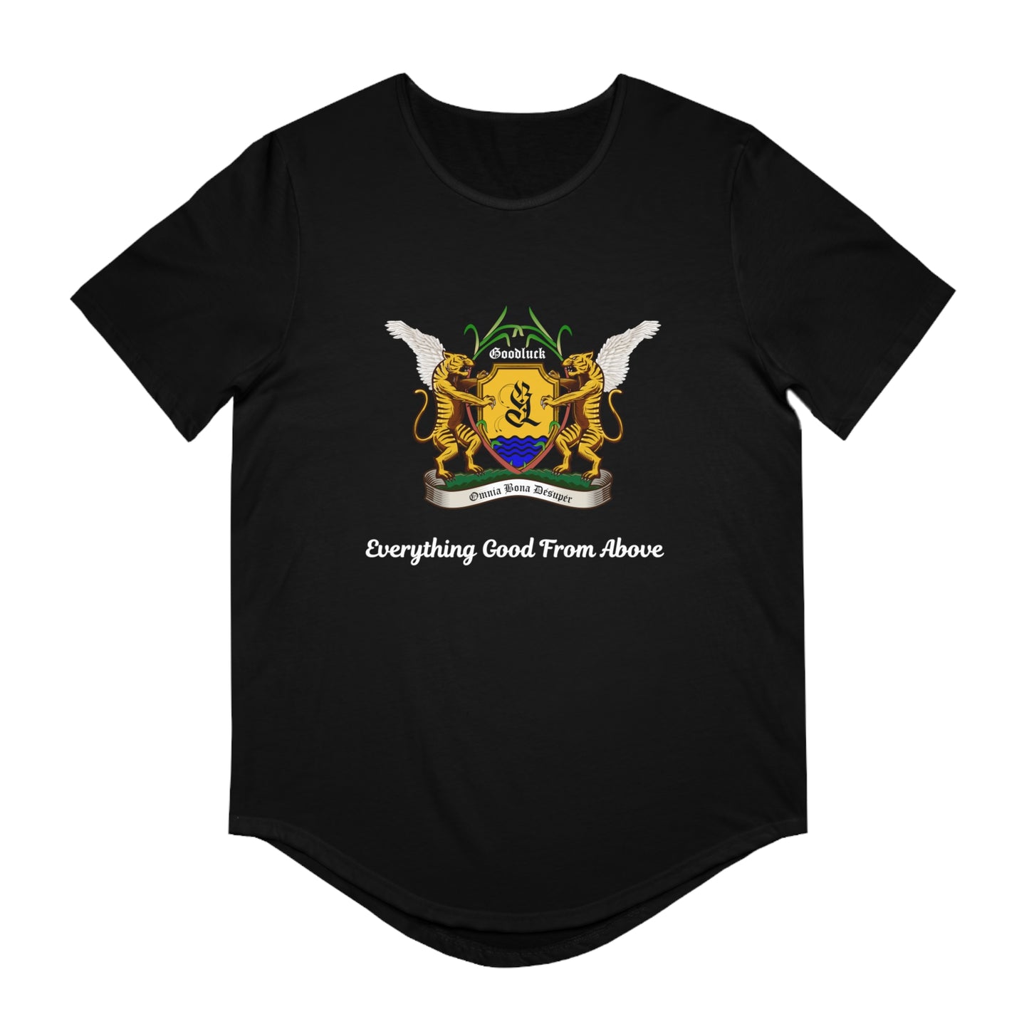 Men's Jersey Curved Hem Tee