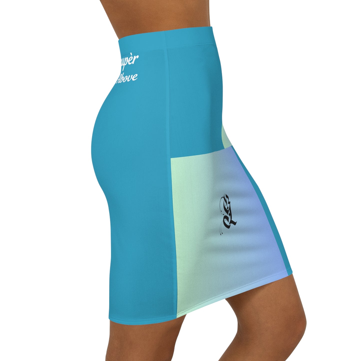 Women's Mid-Waist Pencil Skirt