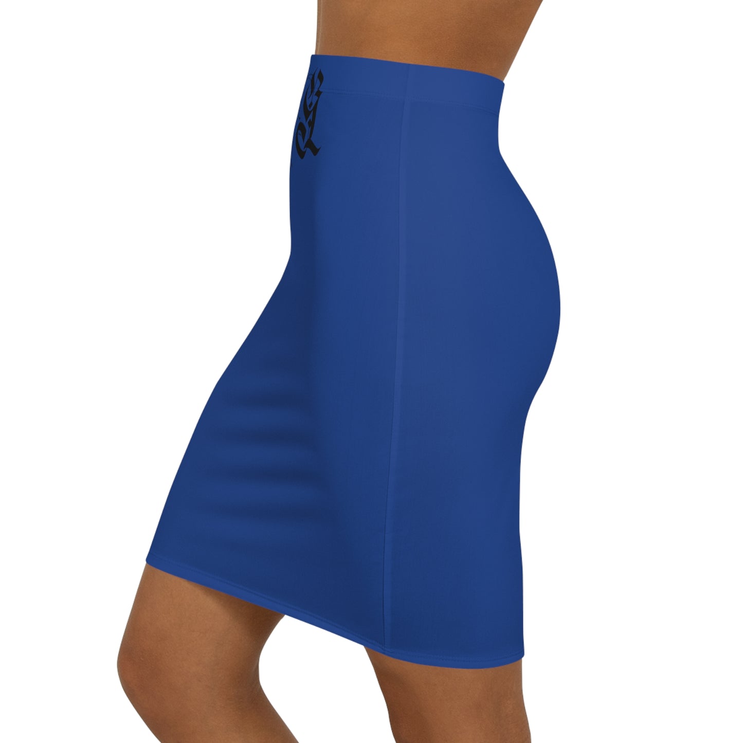 Women's Mid-Waist Pencil Skirt