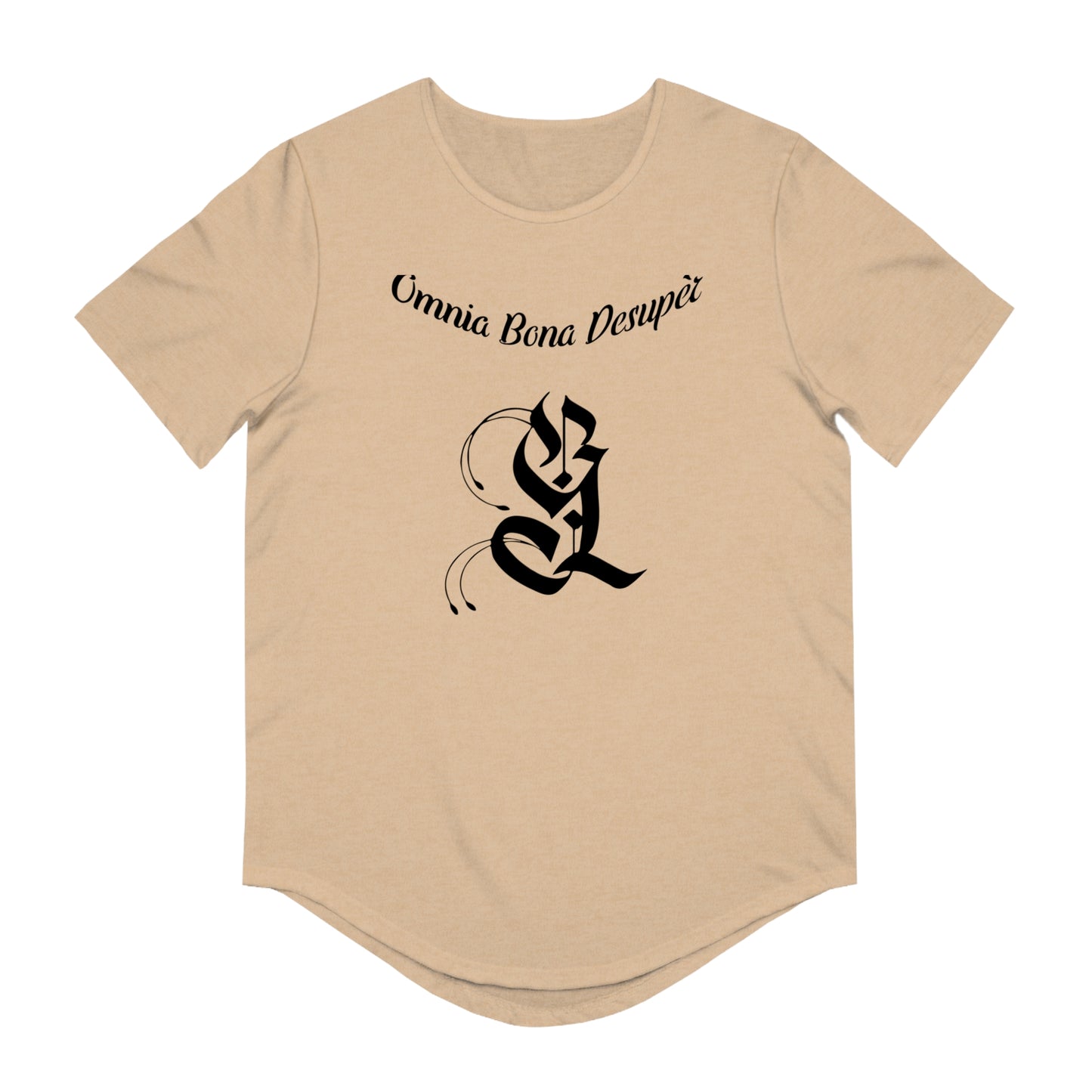 Men's Jersey Curved Hem Tee