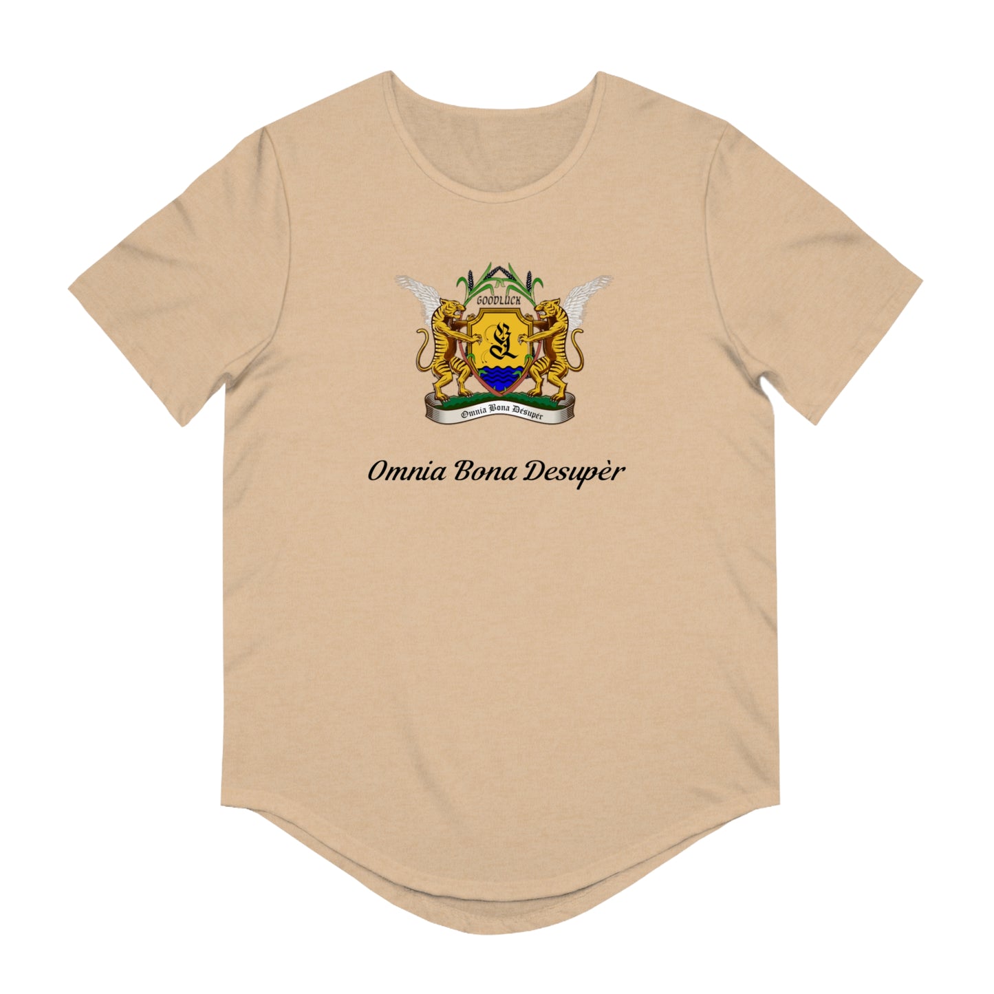 Men's Jersey Curved Hem Tee