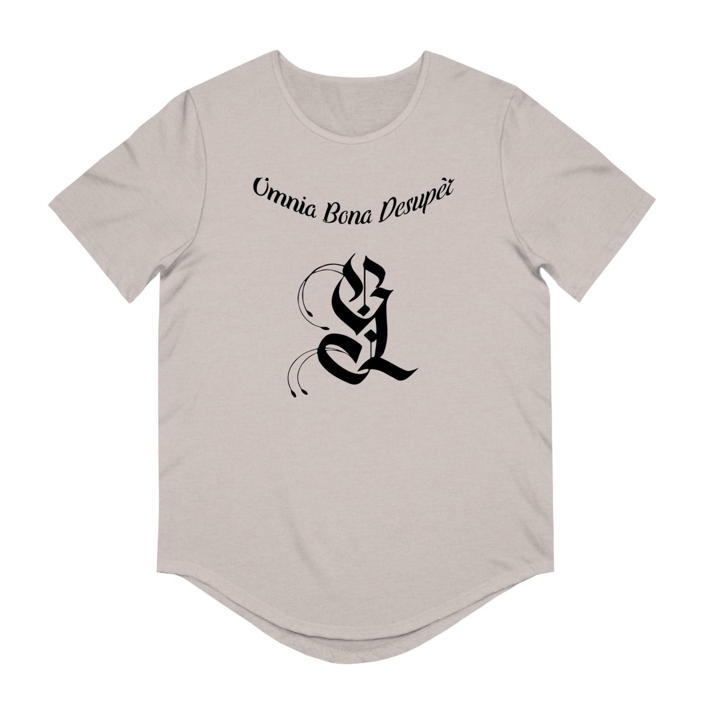 Men's Jersey Curved Hem Tee