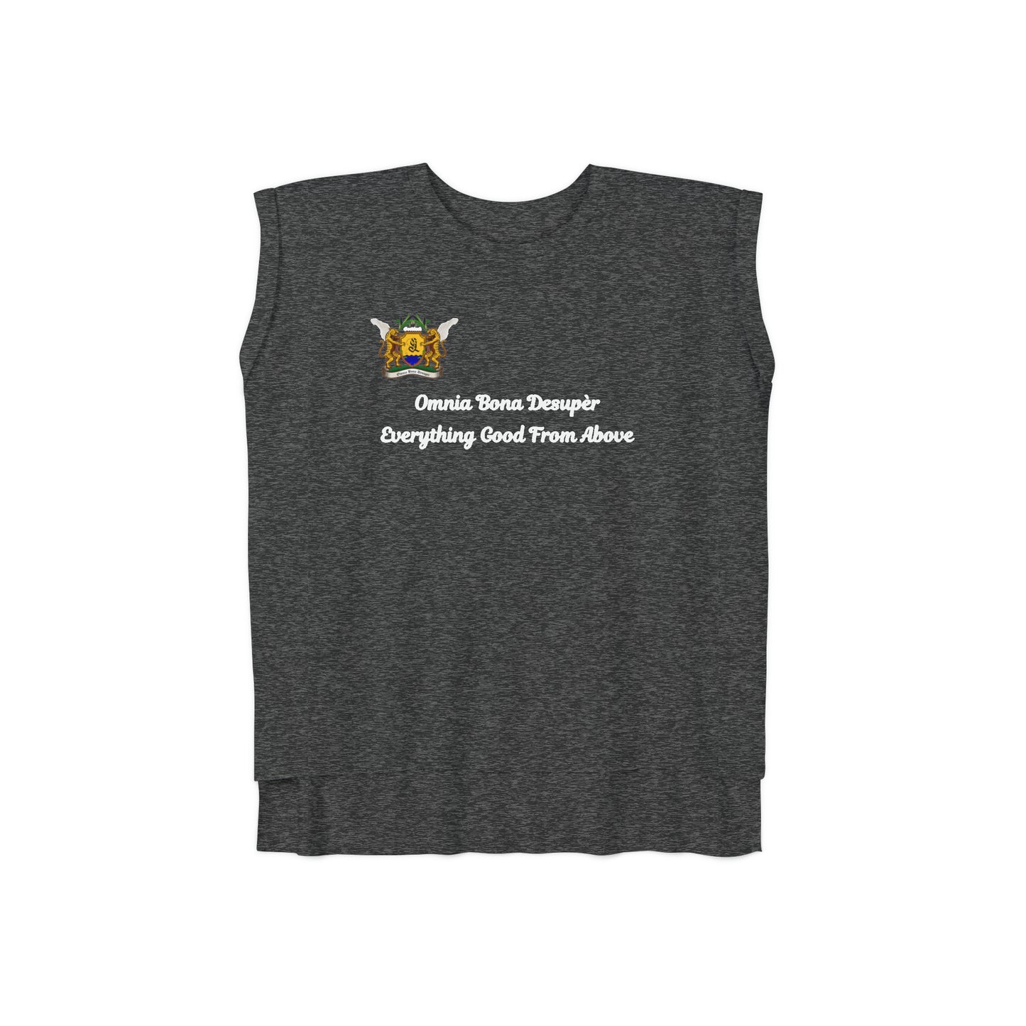 Women’s Flowy Rolled Cuffs Muscle Tee
